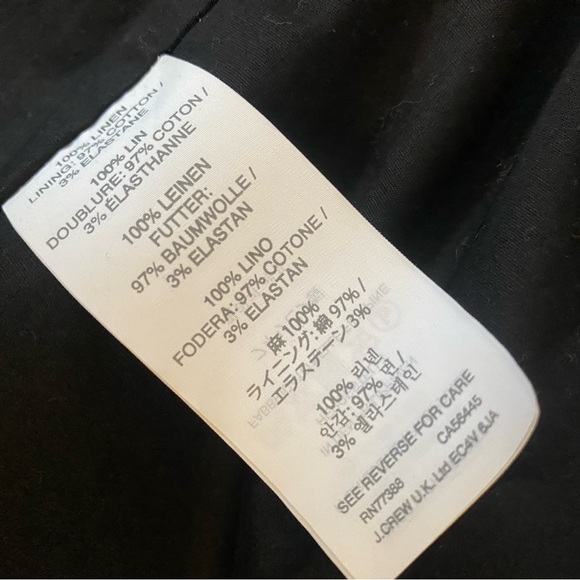 J. Crew 100% Linen Navy Blue Regent Blazer - Picture 6 of 6